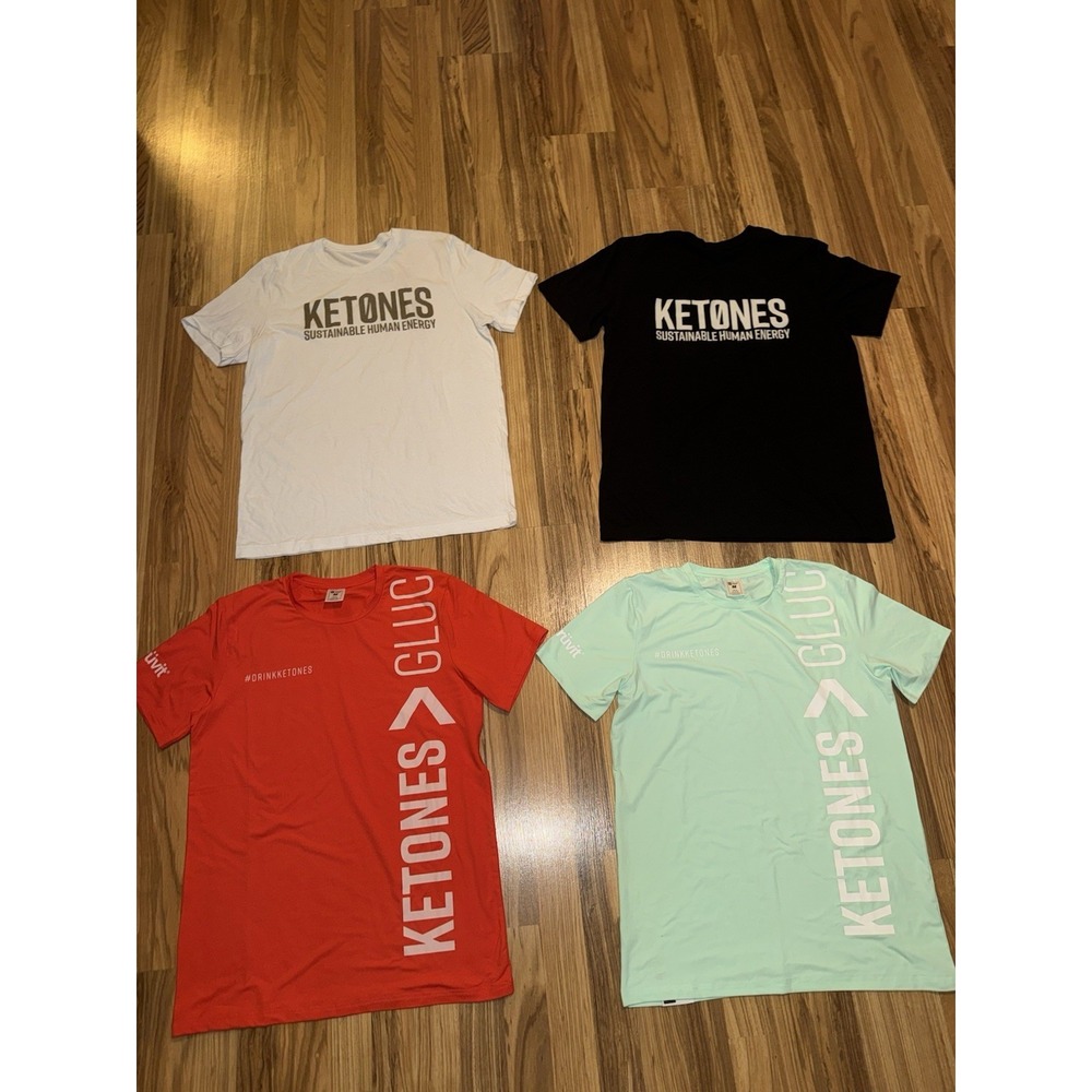 Prüvit Ketone Unisex Sz Medium‎ M T-shirt Graphic Tee Lot